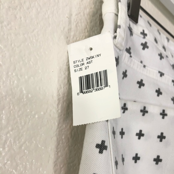 NWT Big Star High Rise Cross White Pants - Picture 5 of 7